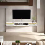 Floating TV Unit Wall Mounted Cabinet Shelves