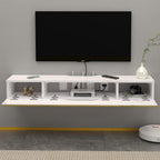 Floating TV Unit Wall Mounted Cabinet Shelves