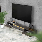 Floating TV Unit Wall Mounted Cabinet Shelves