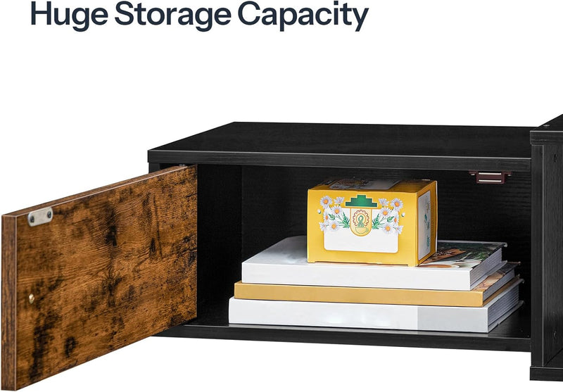 Floating TV Unit Wall Mounted Cabinet with Power