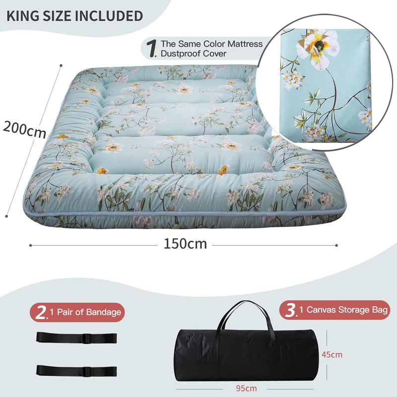 Floor Mattress Futon Thicken Tatami Mat Sleeping Pad