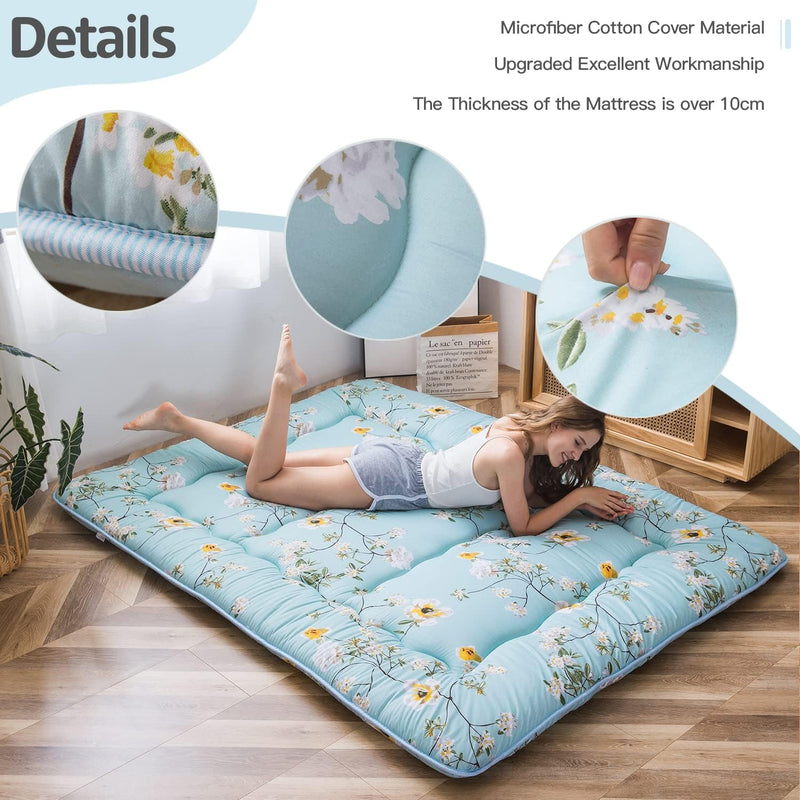 Floor Mattress Futon Thicken Tatami Mat Sleeping Pad