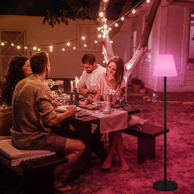 Floor Lamp Outdoor Lamps for Patio Waterproof Rechargeable