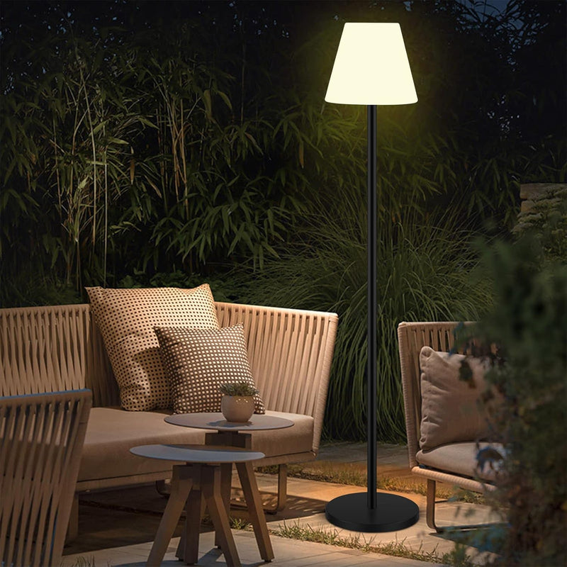 Floor Lamp Outdoor Lamps for Patio Waterproof Rechargeable
