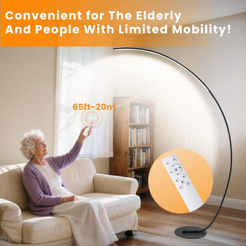 Floor Lamp 20W 3 Colour 5 Levels Brightness