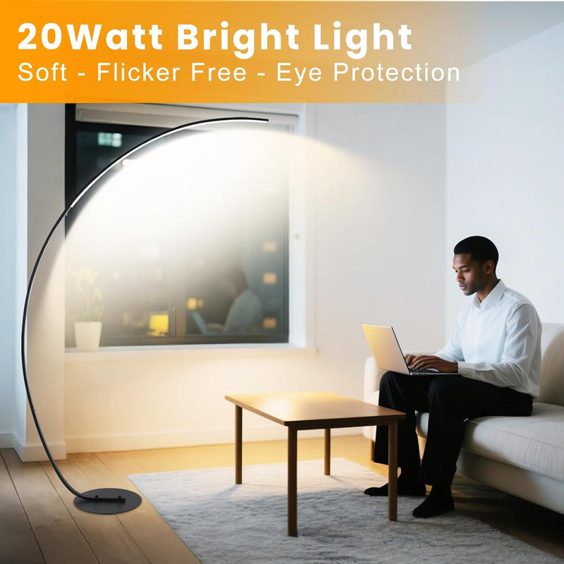 Floor Lamp 20W 3 Colour 5 Levels Brightness