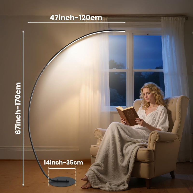 Floor Lamp 20W 3 Colour 5 Levels Brightness