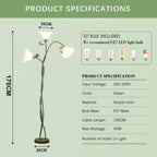 Floor Lamp 3-Colour Diy Standing for Home Decoration