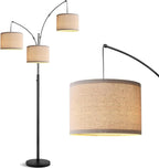 Floor Lamp 3 Lights Arc Lamps for Living
