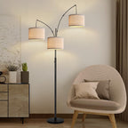 Floor Lamp 3 Lights Arc Lamps for Living