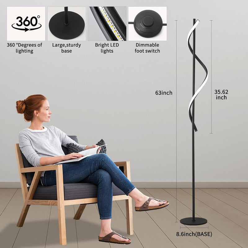 LED Floor Lamp 40W Lamps for Living Room