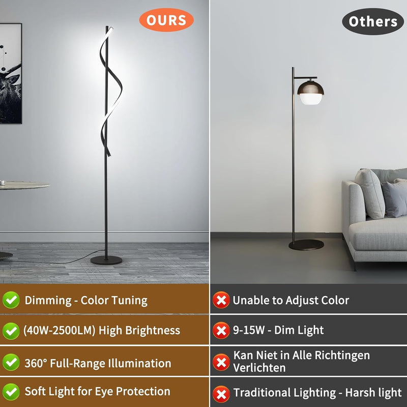 LED Floor Lamp 40W Lamps for Living Room