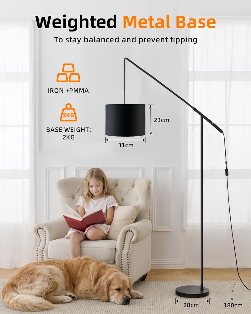 Floor Lamp 79" Modern Arc Standing Lamps