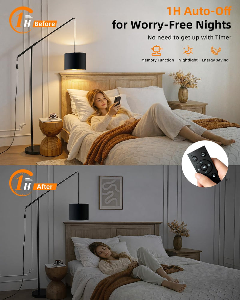 Floor Lamp 79" Modern Arc Standing Lamps