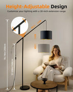 Floor Lamp 79" Modern Arc Standing Lamps