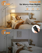 Floor Lamp 79" Modern Arc Standing Lamps