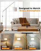Floor Lamp 79" Modern Arc Standing Lamps