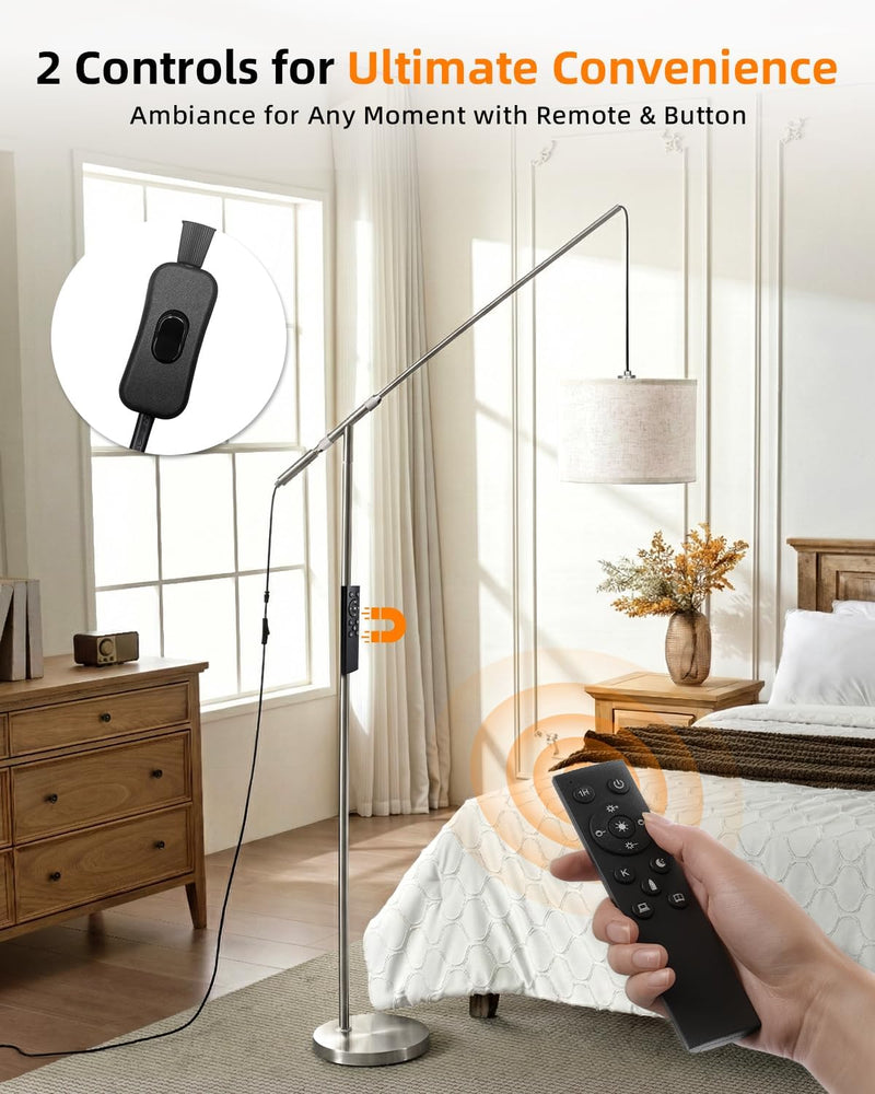 Floor Lamp 79" Modern Arc Standing Lamps