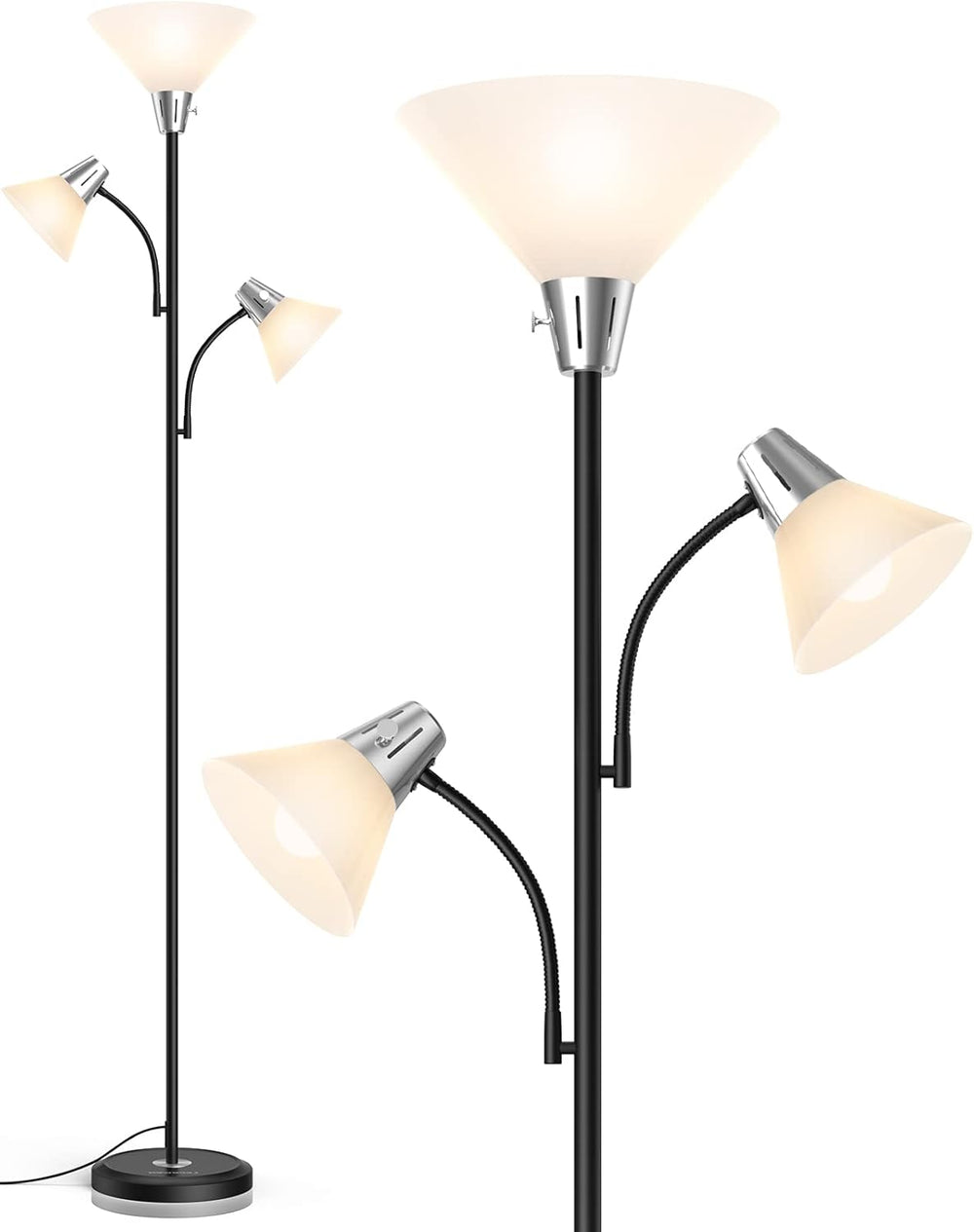Floor Lamp 9W LED Standing with 5W Adjustable