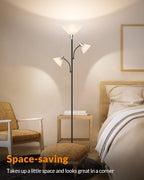 Floor Lamp 9W LED Standing with 5W Adjustable