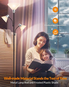 Floor Lamp 9W LED Standing with 5W Adjustable