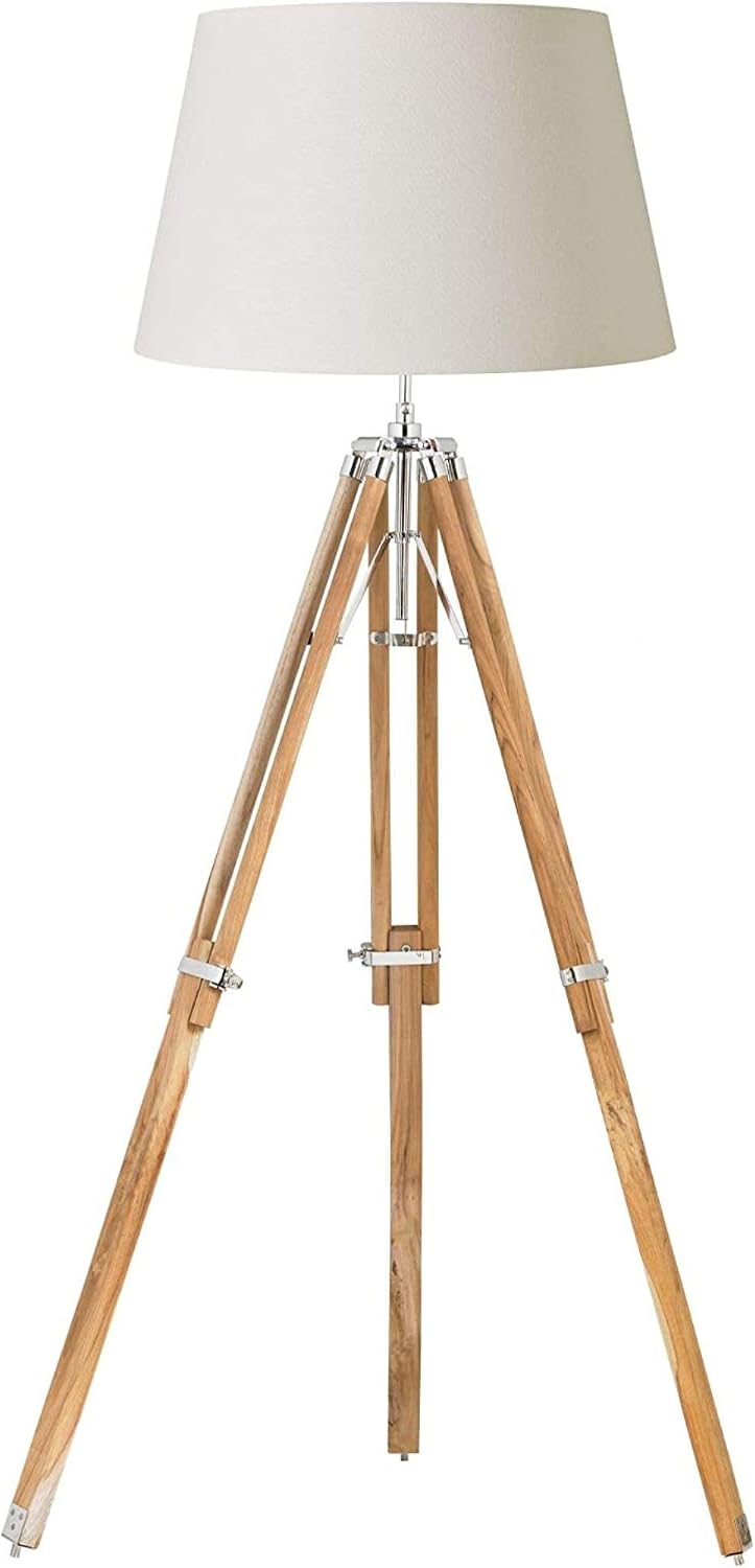 Floor Lamp Base Finish: Natural Chrome
