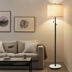 Floor Lamp for Living Room Marble Adjustable Height