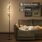 Floor Lamp LED Modern Dimmable Standing with Remote