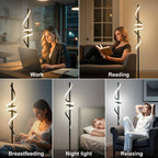 Floor Lamp LED Modern Dimmable Standing with Remote