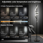 Floor Lamp LED Modern Dimmable Standing with Remote