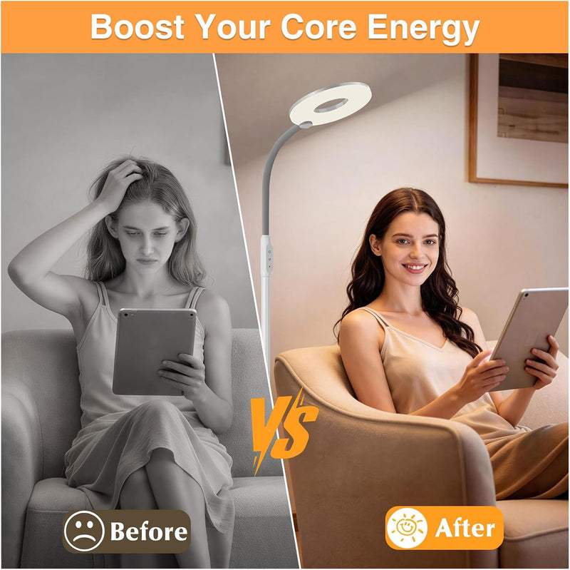 Floor Lamp LED Standing Reading Light for Living