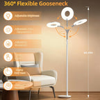 Floor Lamp LED Standing Reading Light for Living