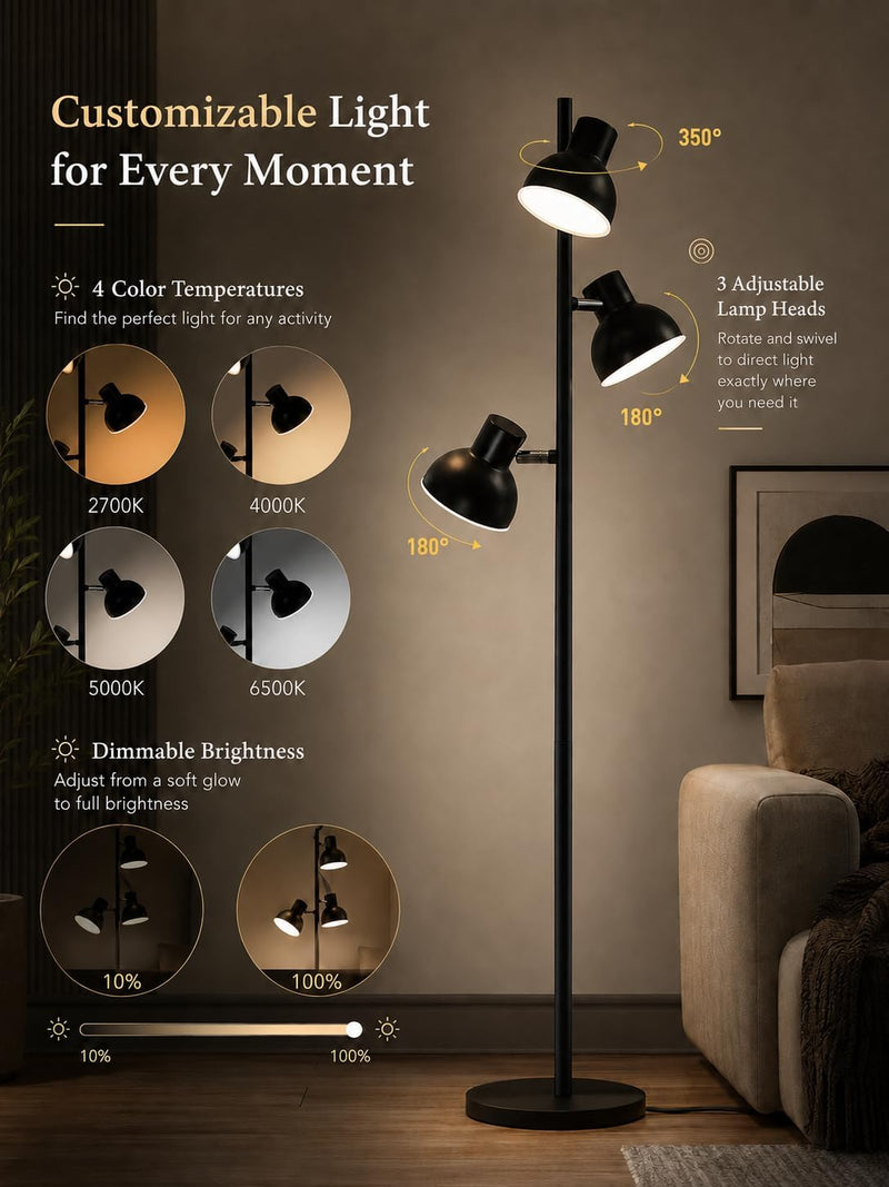 Floor Lamp Living Room 36W LED Dimmable