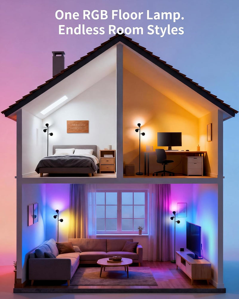 Floor Lamp Living Room 36W LED Dimmable