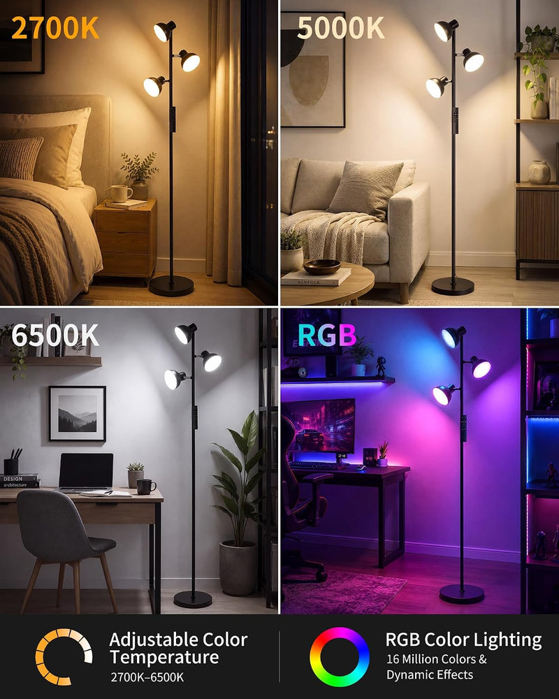 Floor Lamp Living Room 36W LED Dimmable