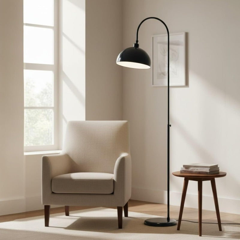 Floor Lamp Metal Modern for Bedroom Living Room