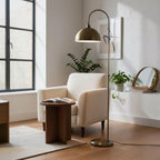 Floor Lamp Metal Modern for Bedroom Living Room