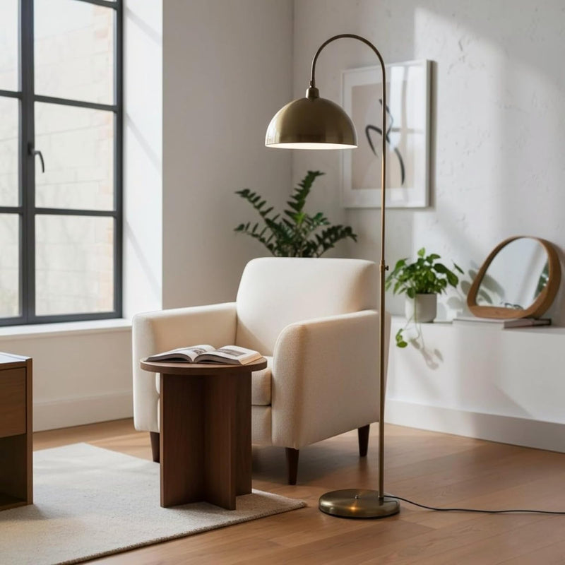Floor Lamp Metal Modern for Bedroom Living Room