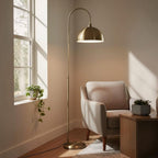 Floor Lamp Metal Modern for Bedroom Living Room