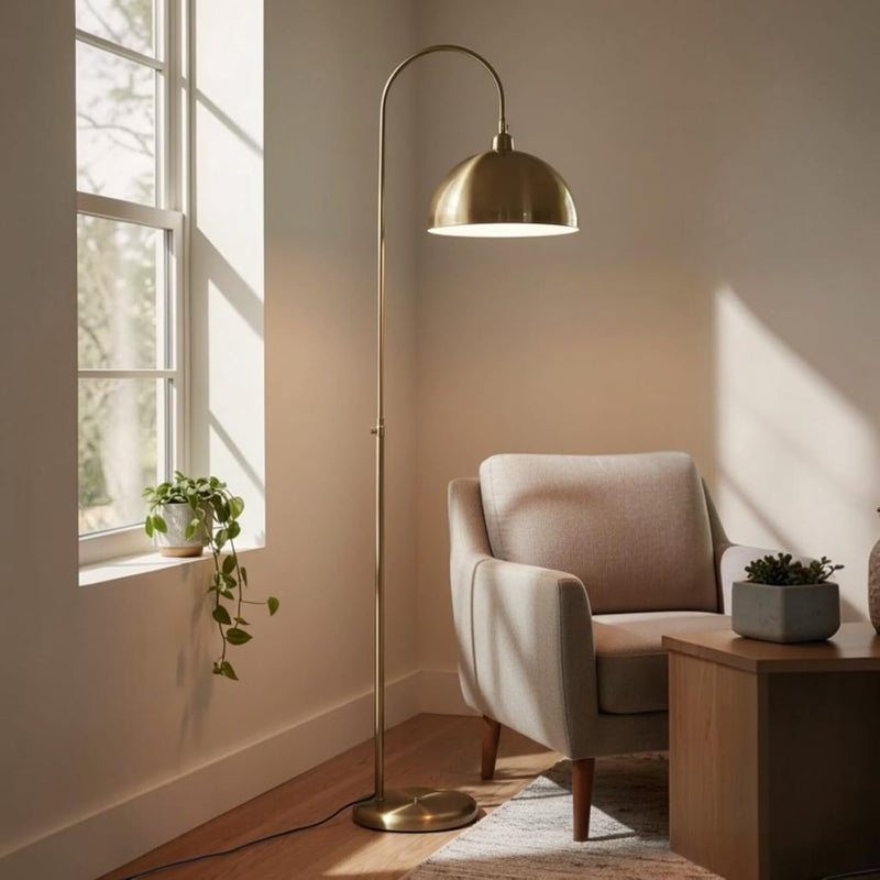Floor Lamp Metal Modern for Bedroom Living Room