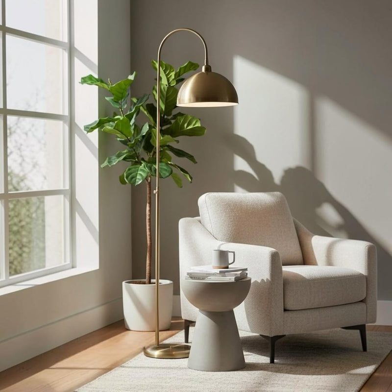 Floor Lamp Metal Modern for Bedroom Living Room