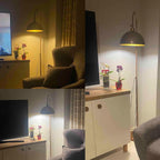 Floor Lamp Metal Modern for Bedroom Living Room