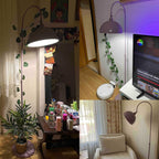 Floor Lamp Metal Modern for Bedroom Living Room