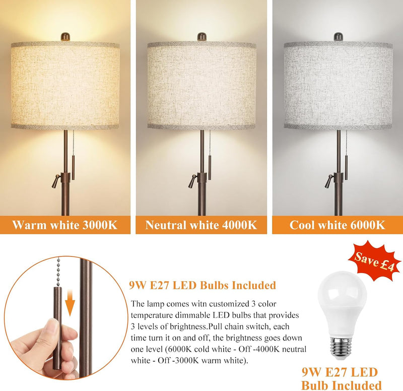 Floor Lamp Modern Standing Lamps for Living Room