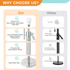 Floor Lamp Modern Tall Standing Adjustable Height 140-168
