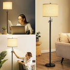 Floor Lamp Modern Tall Standing Adjustable Height 140-168