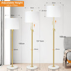 Floor Lamp Modern Tall Standing Adjustable Height 140-168