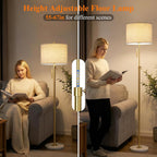 Floor Lamp Modern Tall Standing Adjustable Height 140-168