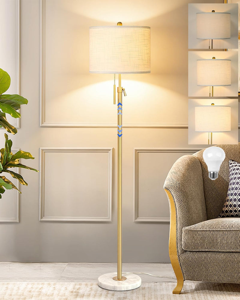 Floor Lamp Modern Tall Standing Adjustable Height 140-168