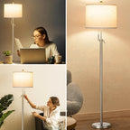 Floor Lamp Modern Tall Standing Adjustable Height 140-168